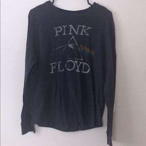 Long sleeve navy blue t-shirt